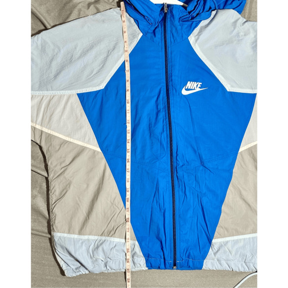 Nike Sportswear Hooded Woven Windrunner Jacket AR1869 406 Men's Blue Sz. L EUC - Picture 7 of 8